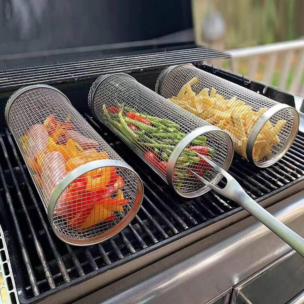 Roestvrij Staal BBQ Grillmand