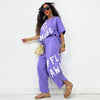 CasualGezellig™ Stijlvolle Tweedelige Set - Perfect Gecoördineerd T-shirt & Broek!