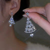 50% KORTING | SparklingPine™ - Kerstboom 925 zilveren oorbellen [Laatste dag korting]