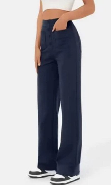 1+1 GRATIS | Casual stretchbroek voor dames met hoge taille™ - Moeiteloze stijl en flatterende pasvorm!