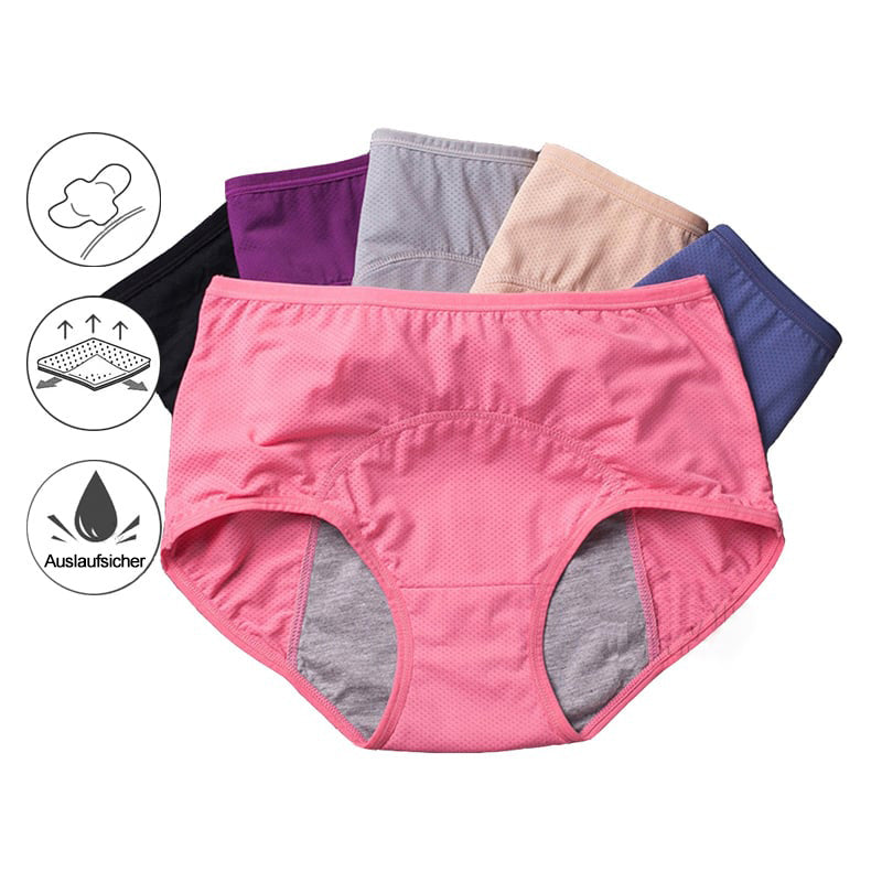 2+2 GRATIS | Lekvrij slipje met hoge taille™ - De Hele Dag Droog en Zelfverzekerd