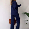 CasualKnit™ Gebreide tweedelige set - Voeg een vleugje elegantie toe aan je vrijetijdskleding!
