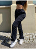 Cargo broek met hoge taille