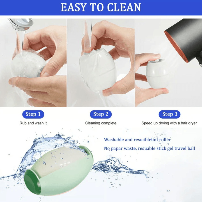 EcoPluis - Reusable Silicone Lint Roller