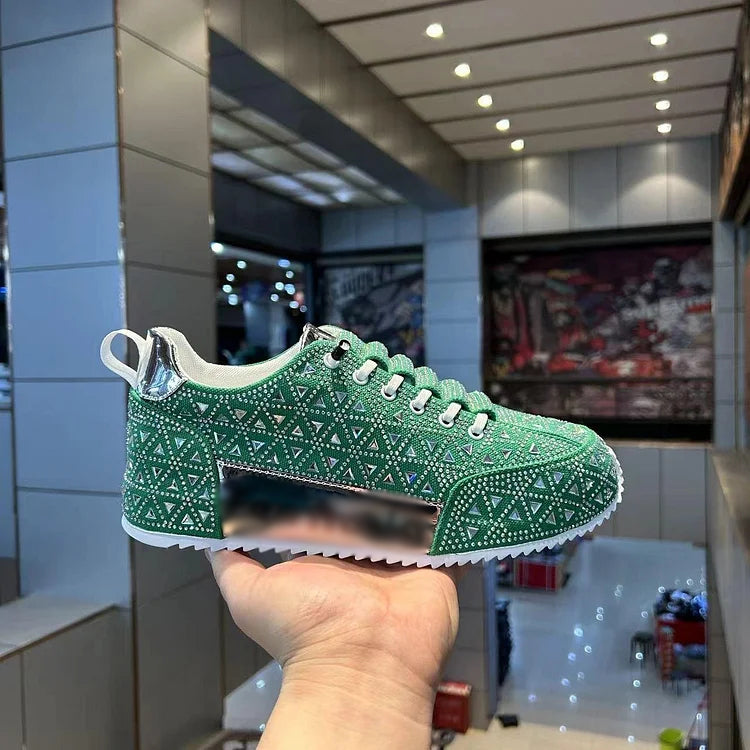 SneakLuxe™ - Diamant-gepopte sneakers voor heren