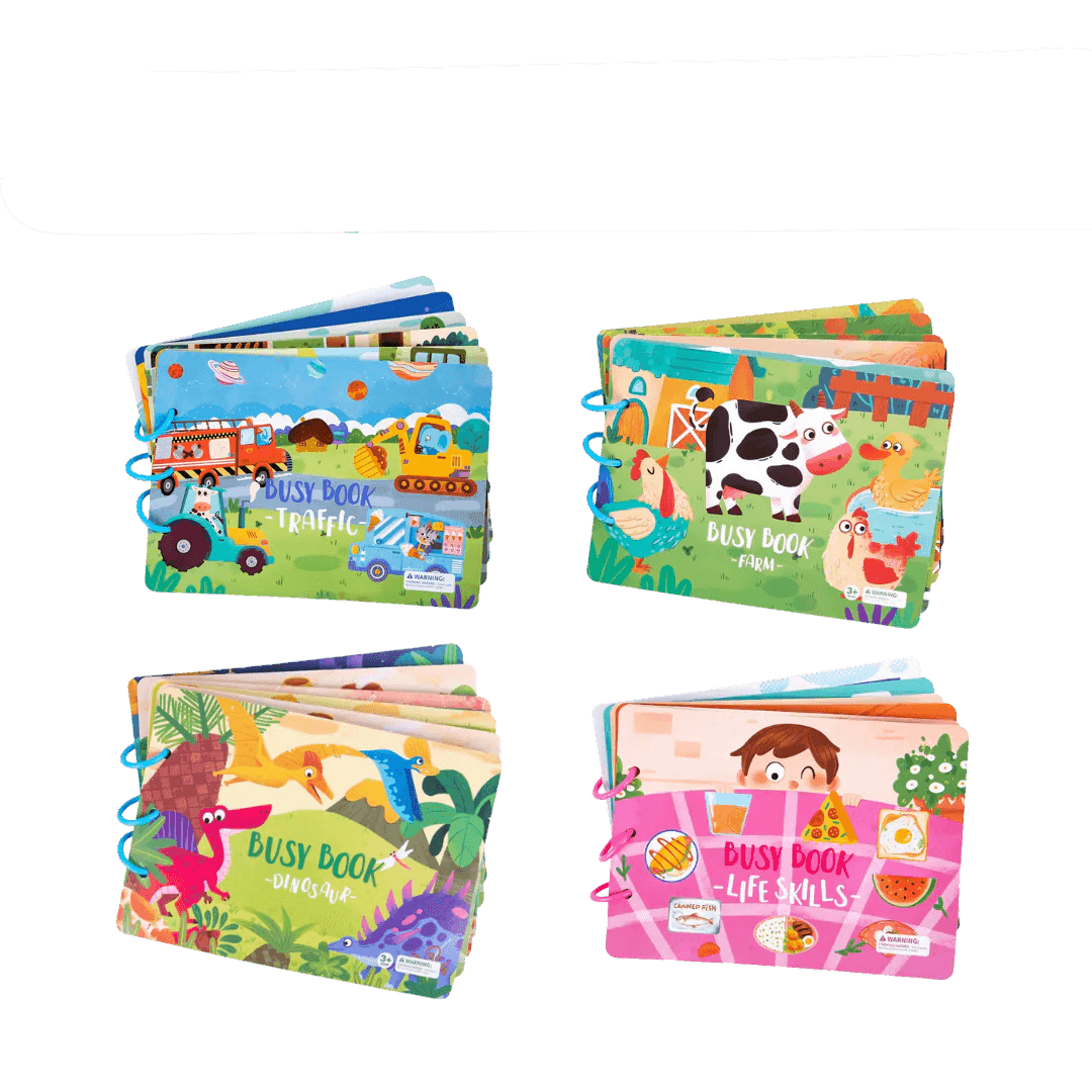 BusyBook™  | Ontdek de wereld met dit zintuigenboek voor kinderen