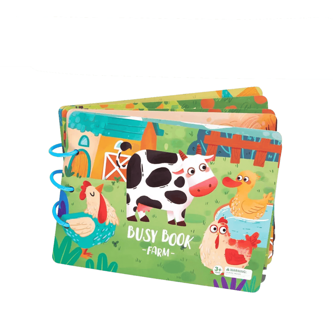 BusyBook™  | Ontdek de wereld met dit zintuigenboek voor kinderen