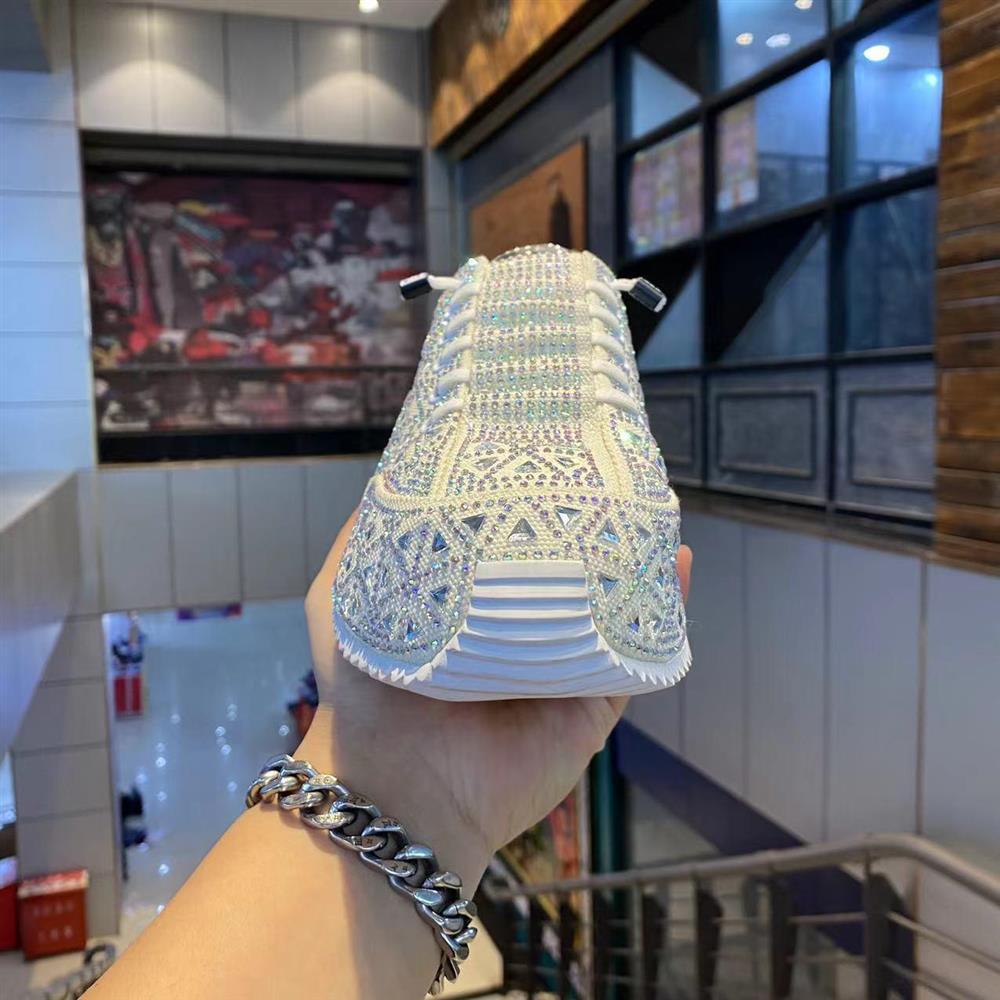 SneakLuxe™ - Diamant-gepopte sneakers voor heren