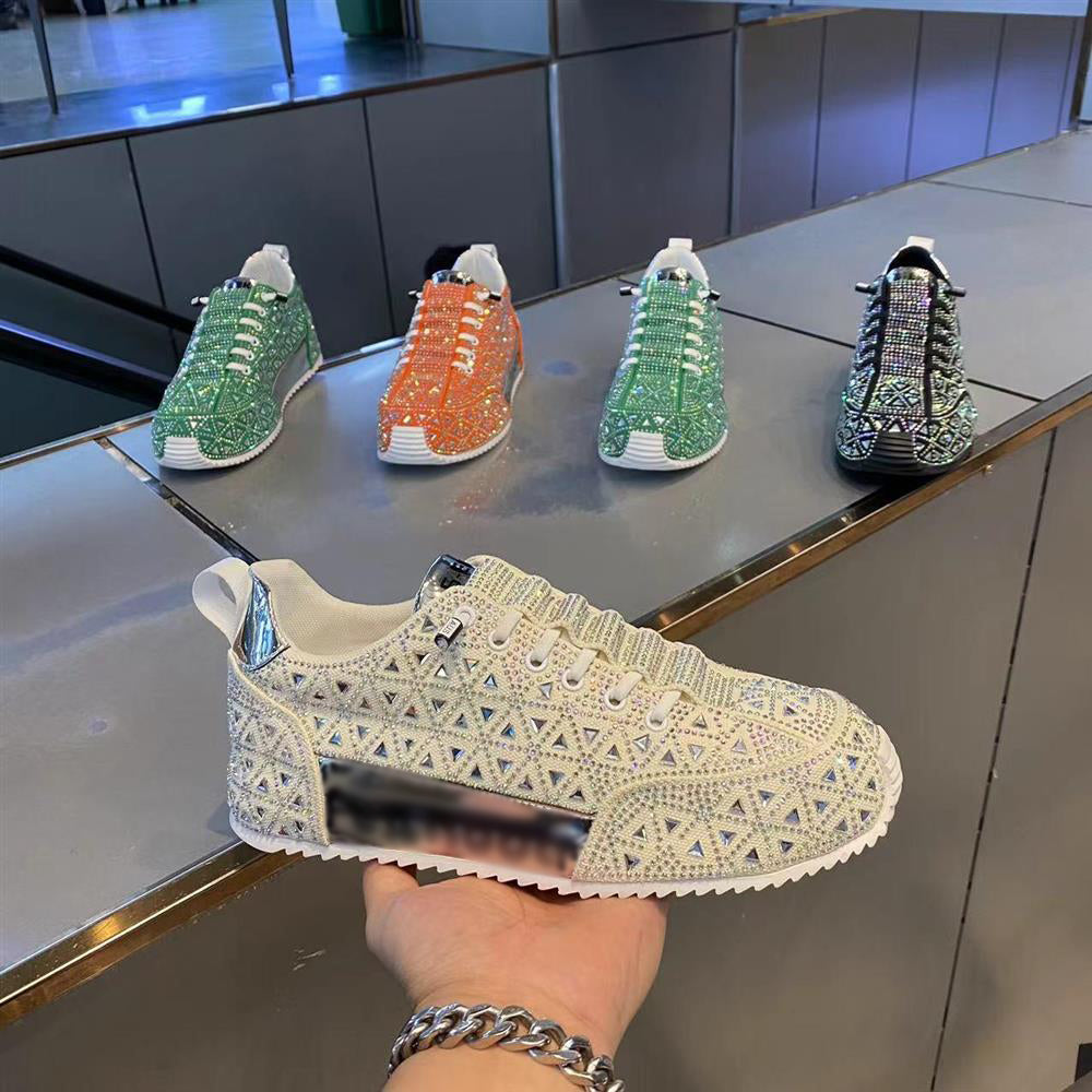 SneakLuxe™ - Diamant-gepopte sneakers voor heren