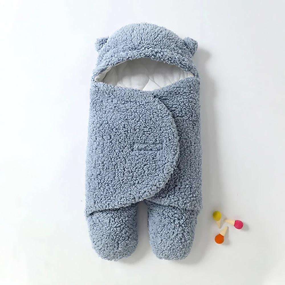Fluffy Beren wikkeldeken | Warme en knusse baby slaapzak