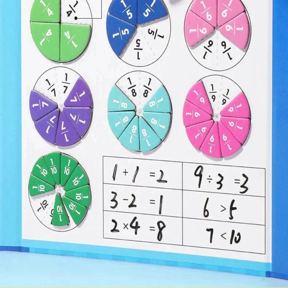 Magnetisch Breuken Spel | Leer gemakkelijk breuken begrijpen
