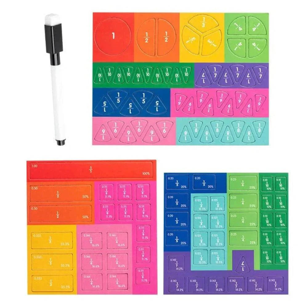 Magnetisch Breuken Spel | Leer gemakkelijk breuken begrijpen
