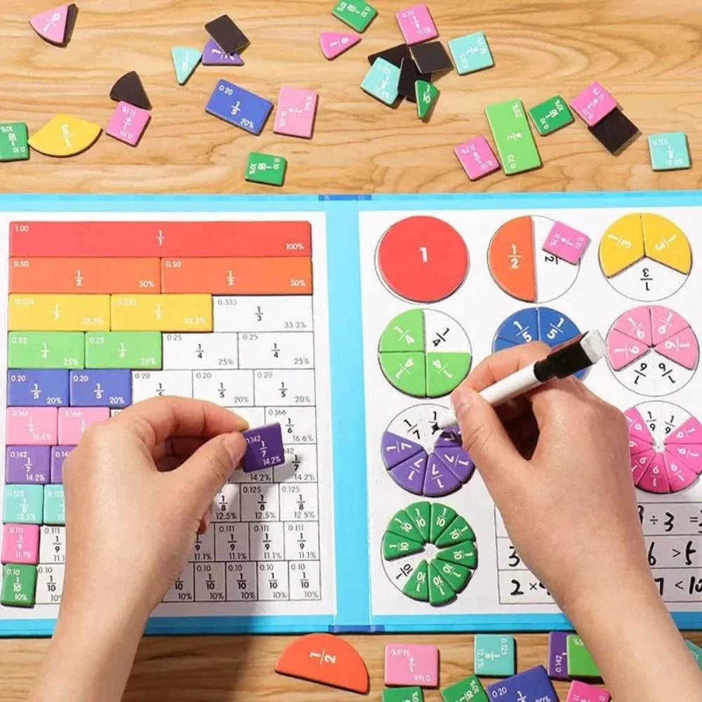 Magnetisch Breuken Spel | Leer gemakkelijk breuken begrijpen