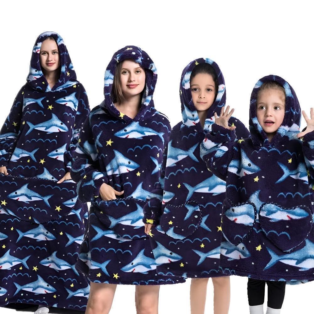 Shoodie | Oversized Hoodie Deken voor het hele gezin