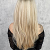 BangsBliss™ - Lange pruik met gelaagde pony voor een stijlvolle transformatie!