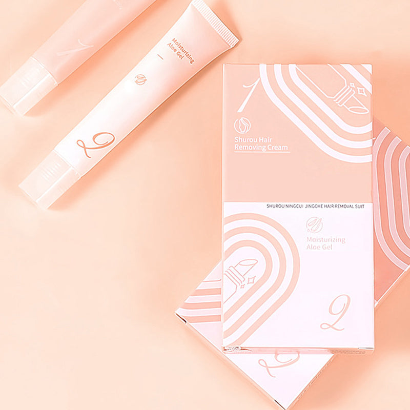 Luxe Ontharingscrèmeset - Voor een Zijdezachte en Stralende Huid