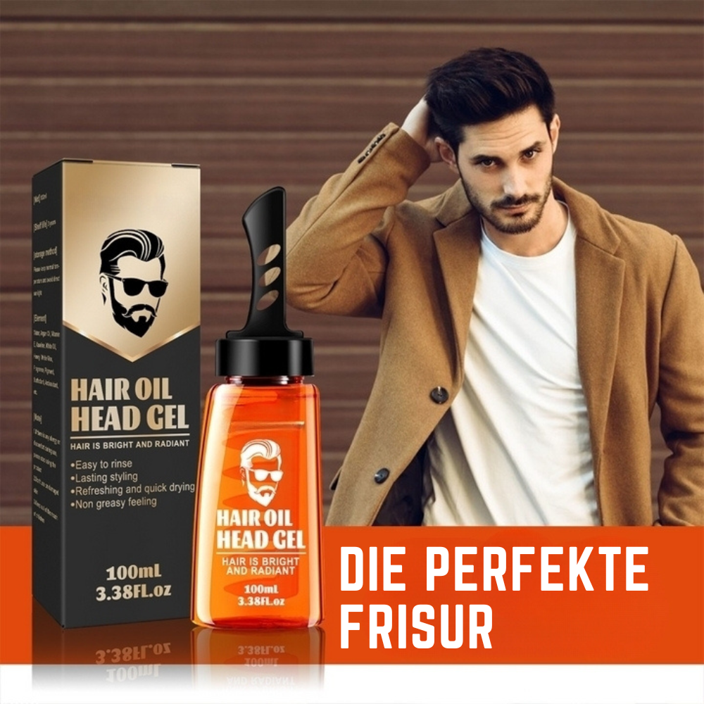 1+1 GRATIS | TwinGroom™ 2-in-1 Haargel Met Kam voor Helder en Levendig Haar!