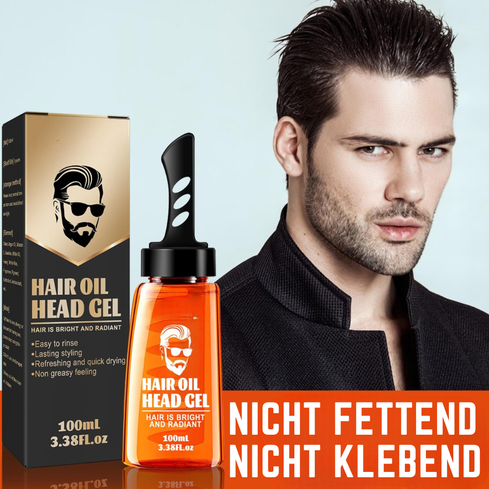 1+1 GRATIS | TwinGroom™ 2-in-1 Haargel Met Kam voor Helder en Levendig Haar!